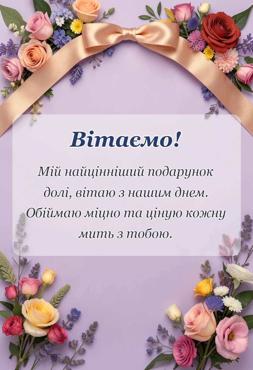 красива листівка: картинки з днем весілля чоловіку