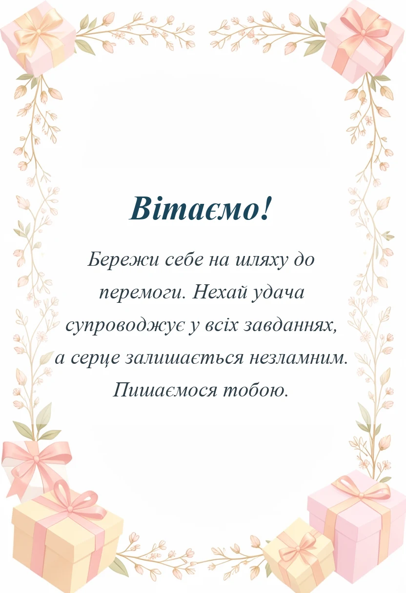 вітальна листівка - привітання з днем захисника україни своїми словами картинки