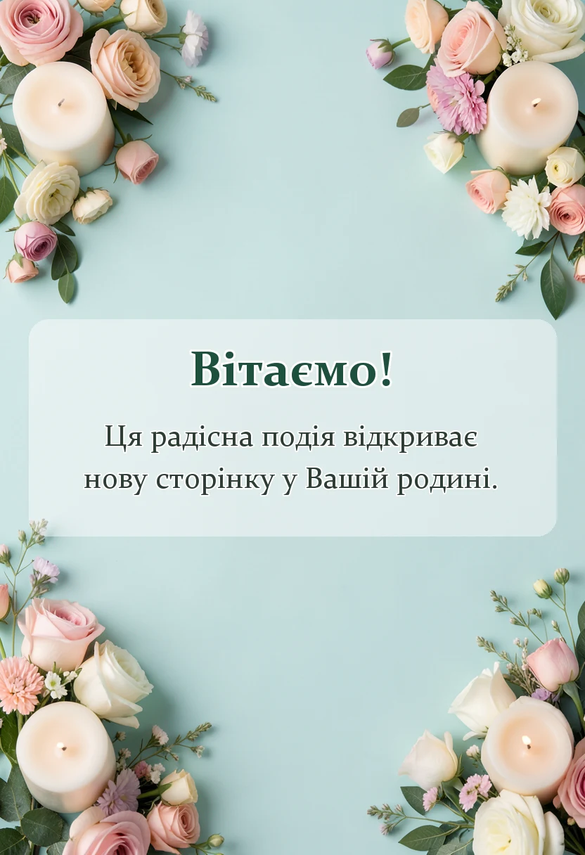 унікальна листівка - привітання з народженням онука
