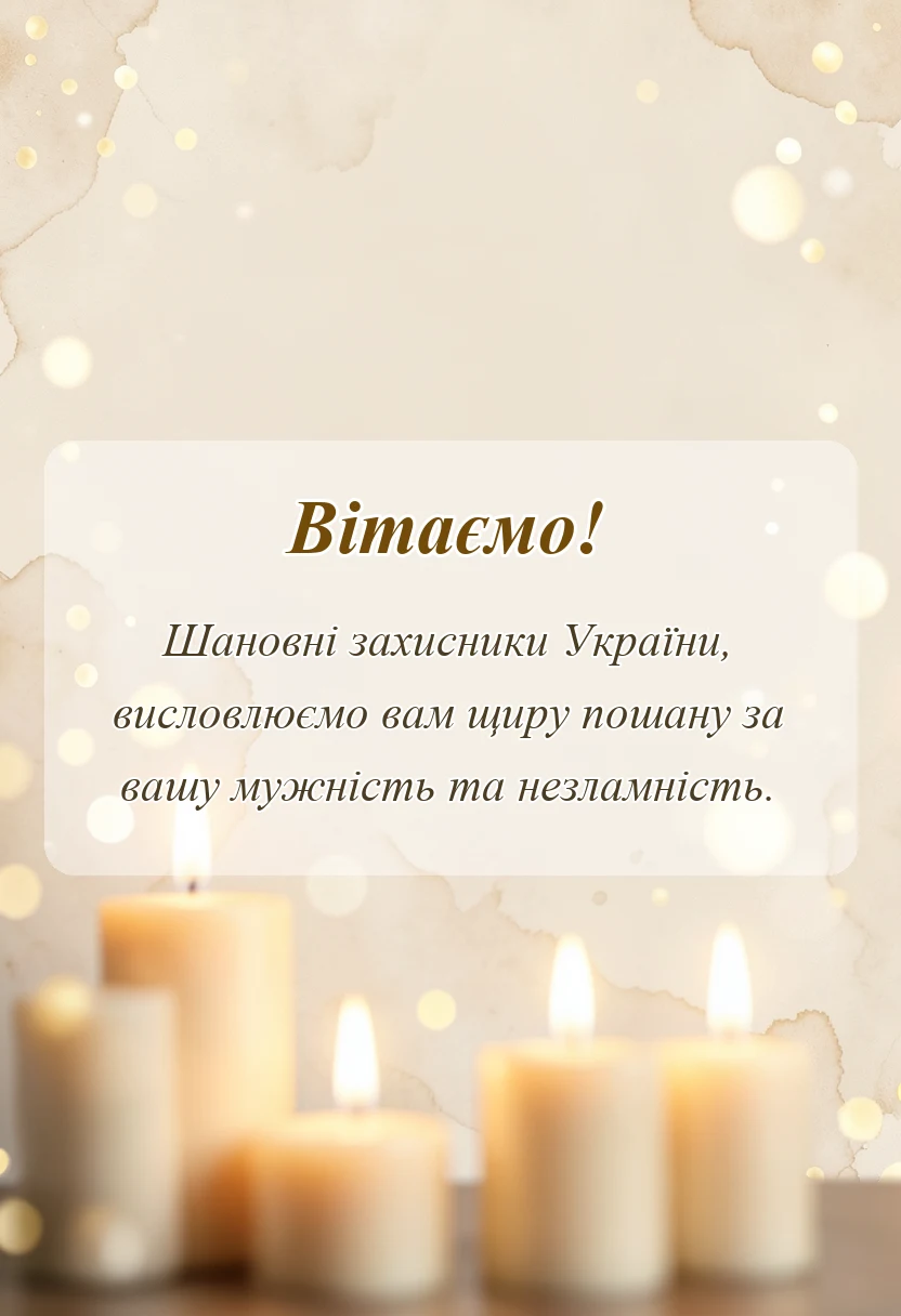 красива листівка: подяка за допомогу зсу своїми словами