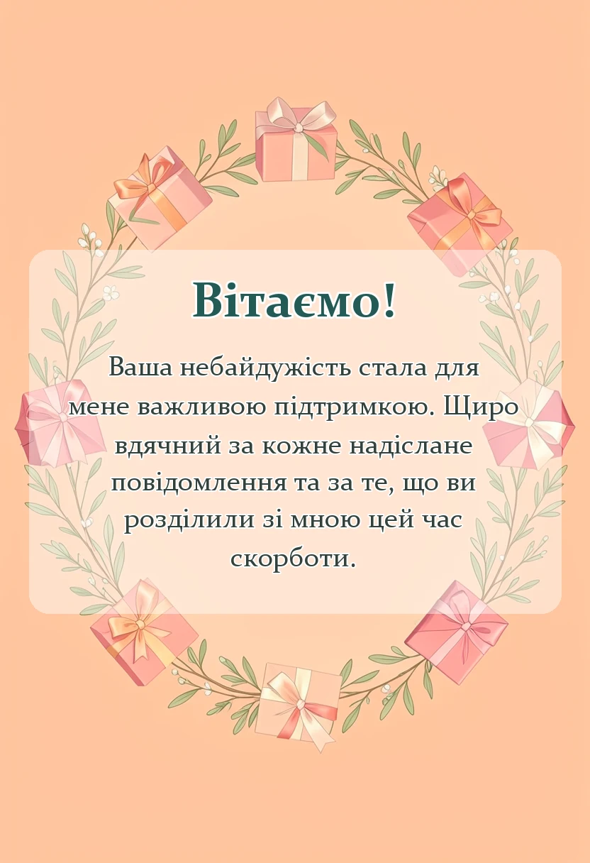 листівка з побажанням - подяка за співчуття картинки