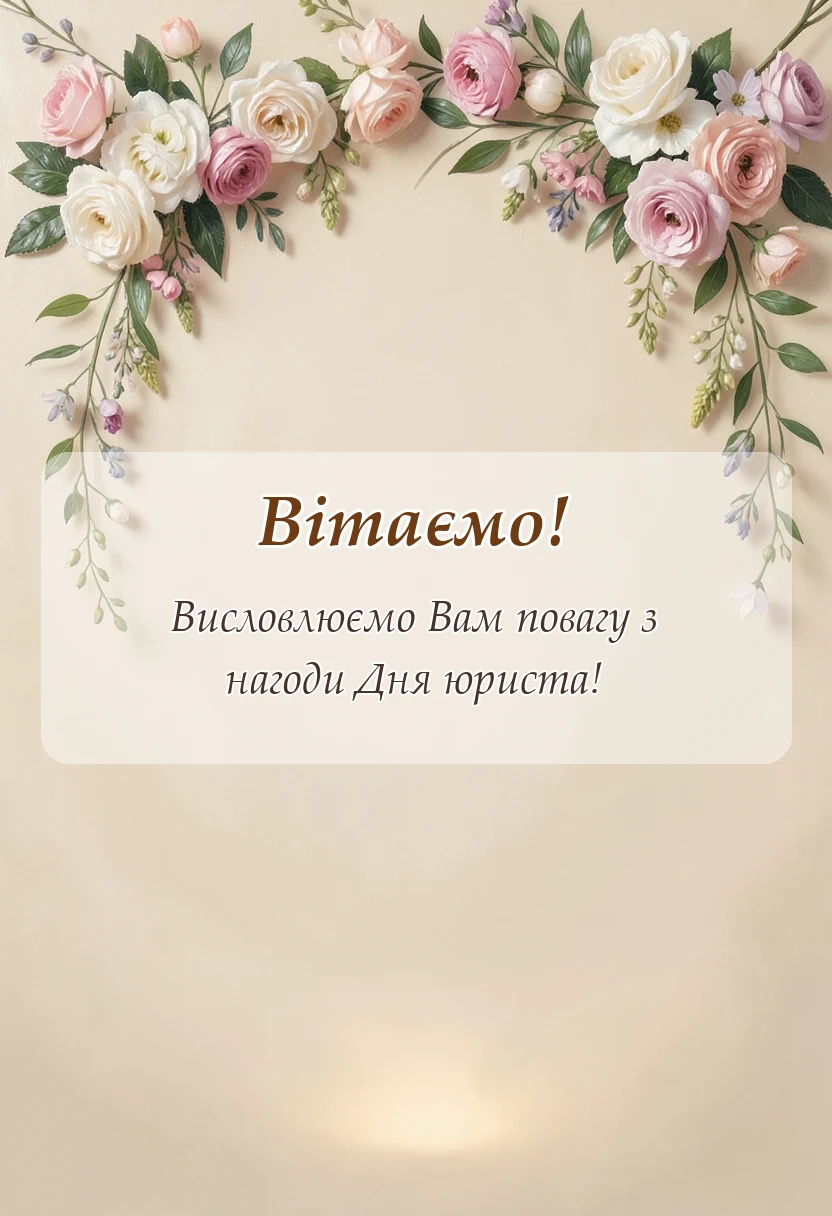 красива листівка: привітання з днем юриста прикольні