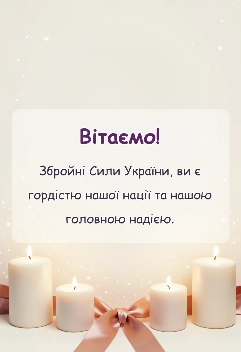 унікальна листівка - подяка за допомогу зсу своїми словами