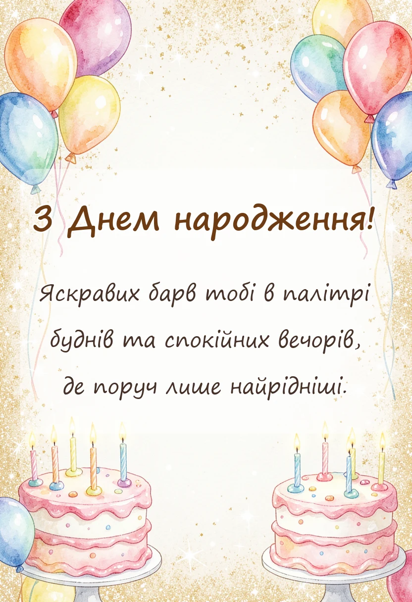 вітальна листівка - креативні привітання