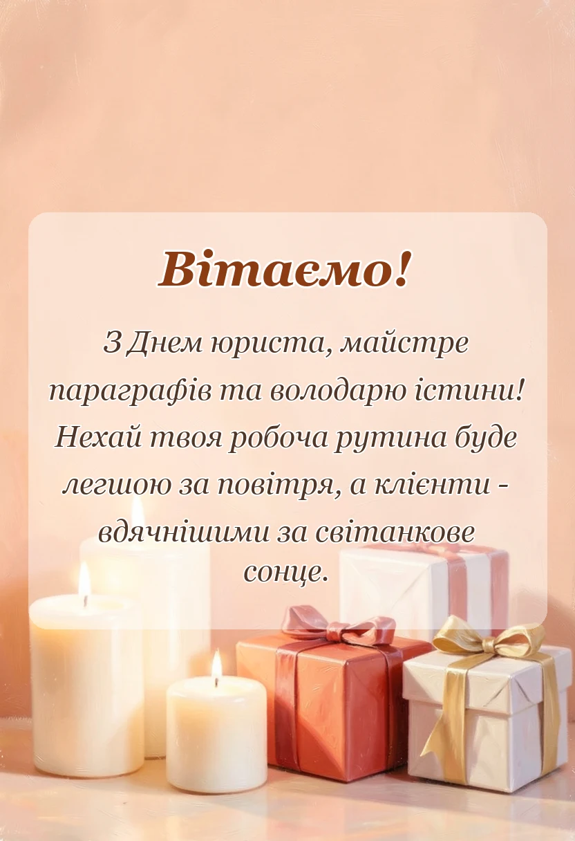 унікальна листівка - привітання з днем юриста прикольні