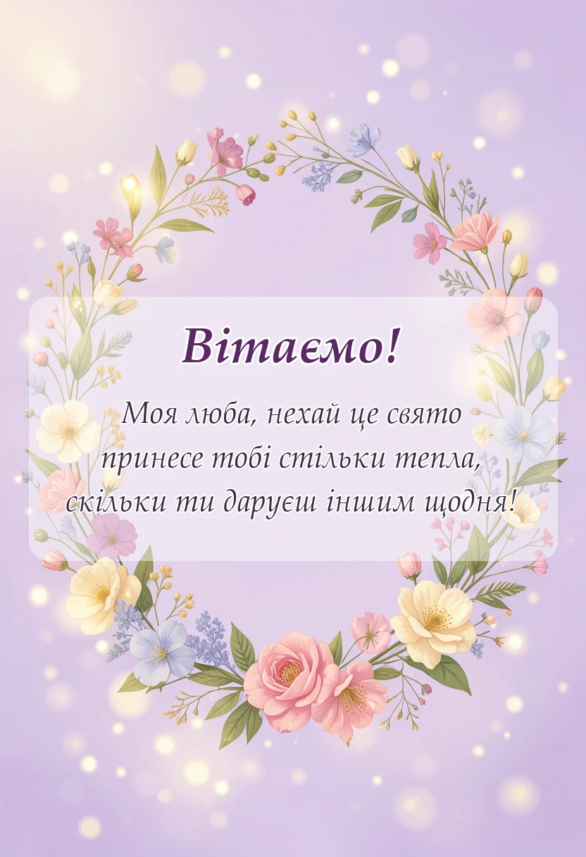 красива листівка: привітання з пасхою своїми словами