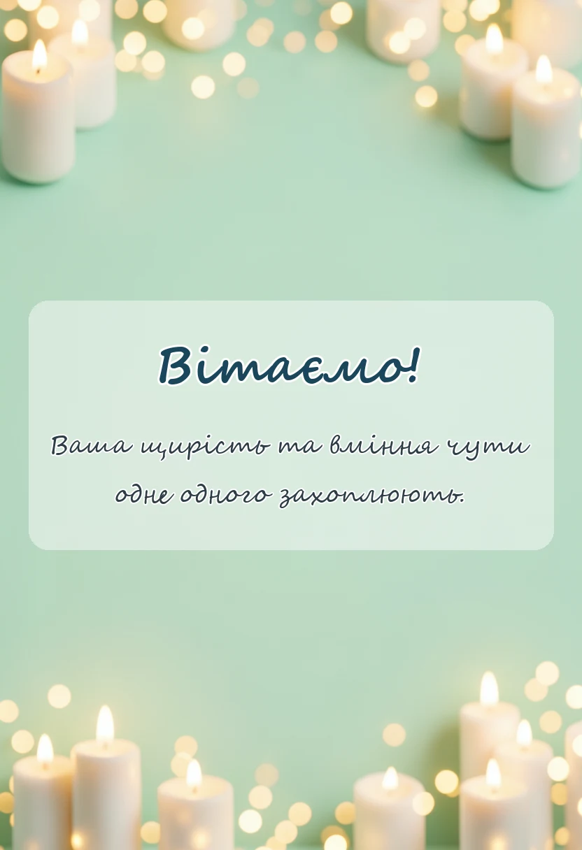 вітальна листівка - привітання з роком весілля своїми словами