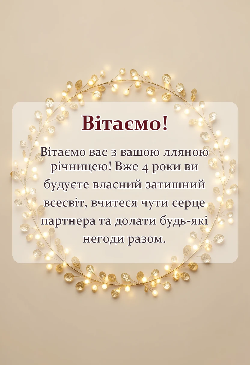 листівка з побажанням - картинки з роком весілля від батьків