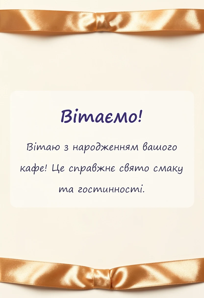 святкова картинка: картинки з відкриттям ресторану