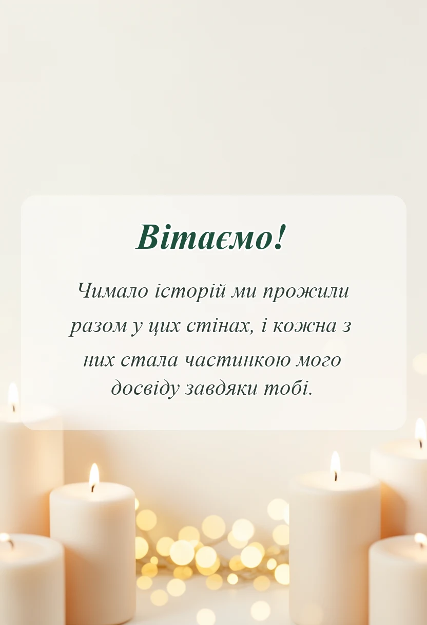 листівка з побажанням - подяка за роботу при звільненні