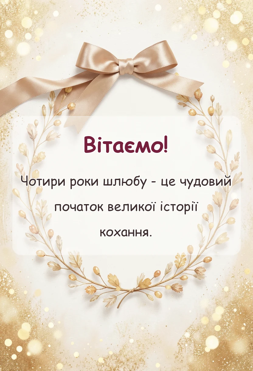 святкова картинка: картинки з роком весілля від батьків