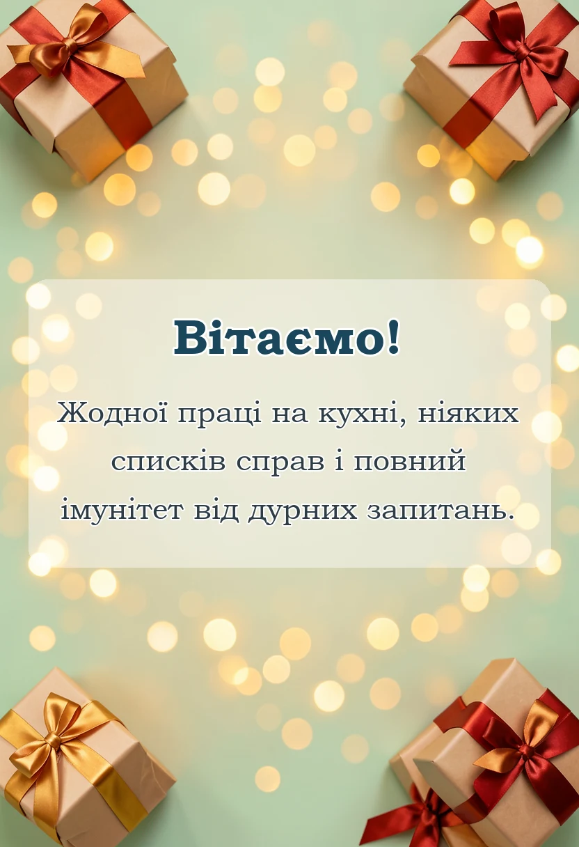 листівка з побажанням - привітання з 8 березня своїми словами