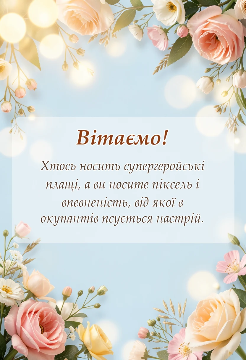 красива листівка: подяка за допомогу зсу своїми словами