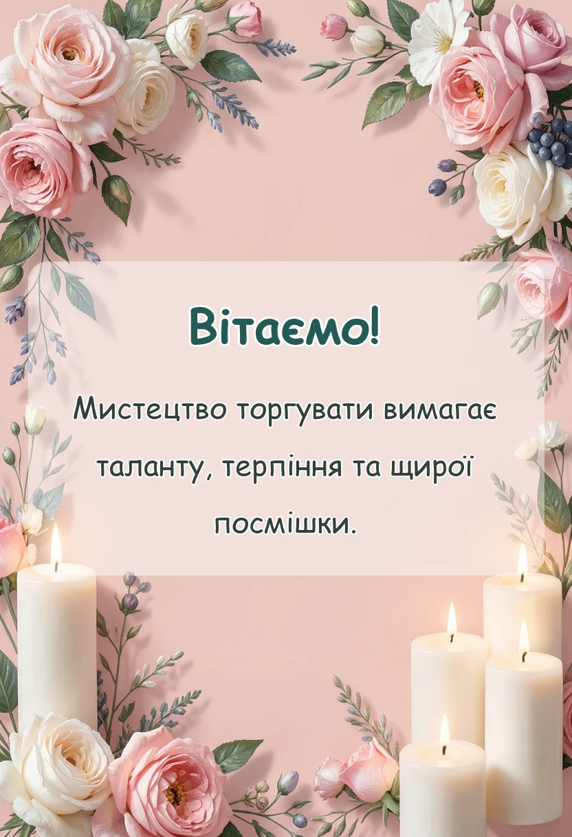 унікальна листівка - картинки з днем торгівлі