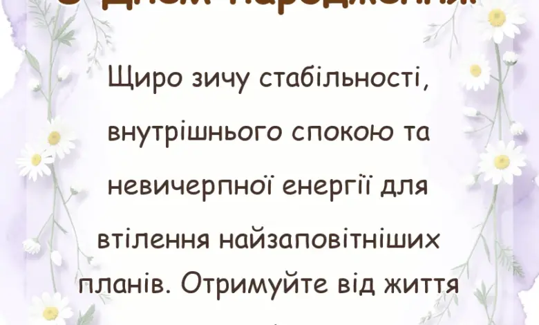святкова картинка: привітання з днем народження красиві слова