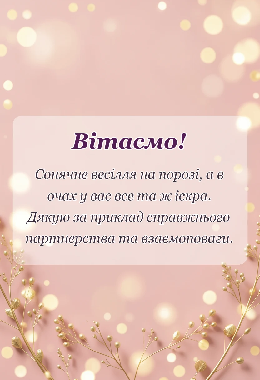 вітальна листівка - привітання з річницею весілля 31 рік