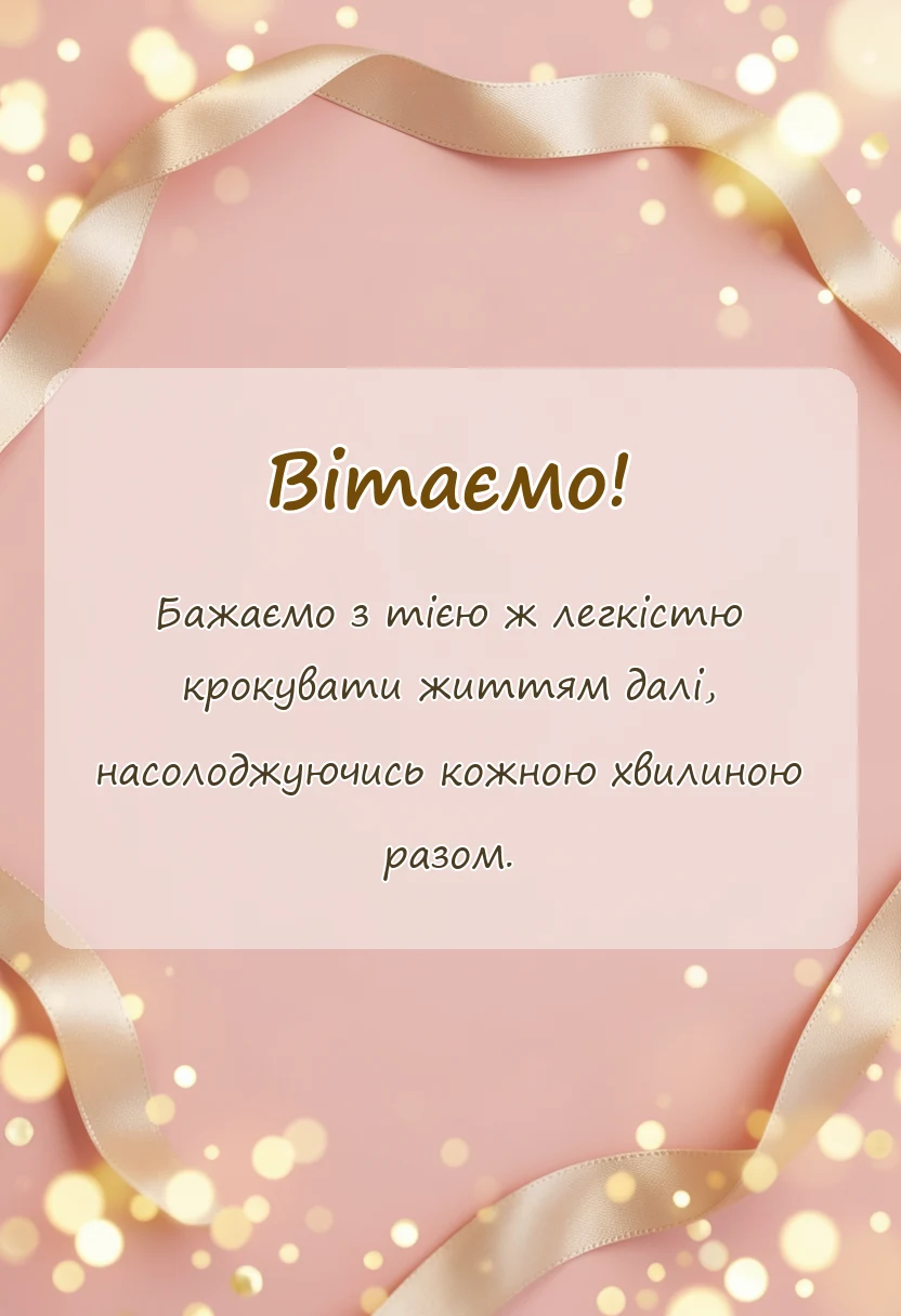 святкова картинка: привітання з 25 років весілля