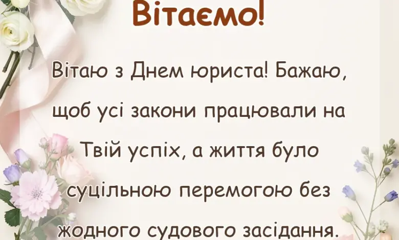 листівка з побажанням - привітання з днем юриста прикольні