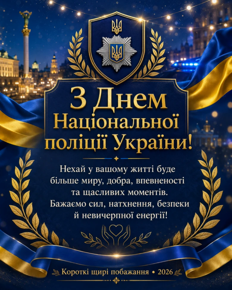 Поліцейським привітання з професійним святом