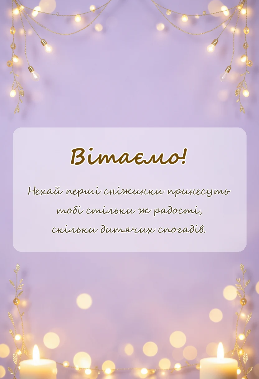 красива листівка: з першим снігом картинки