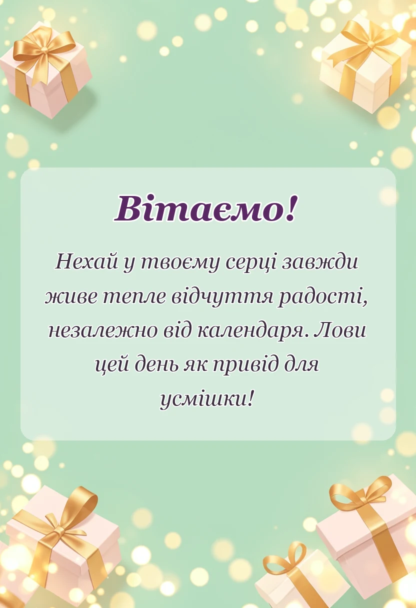 листівка з побажанням - картинки з днем щастя