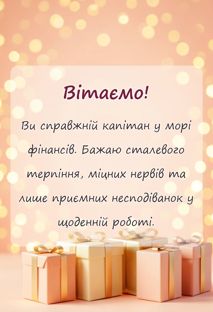 вітальна листівка - привітання з днем банківського працівника картинки