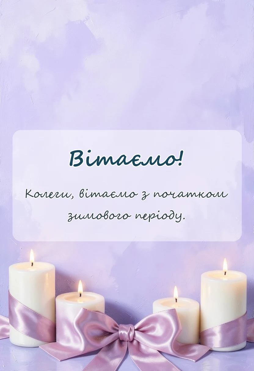 красива листівка: картинки з першим днем зими