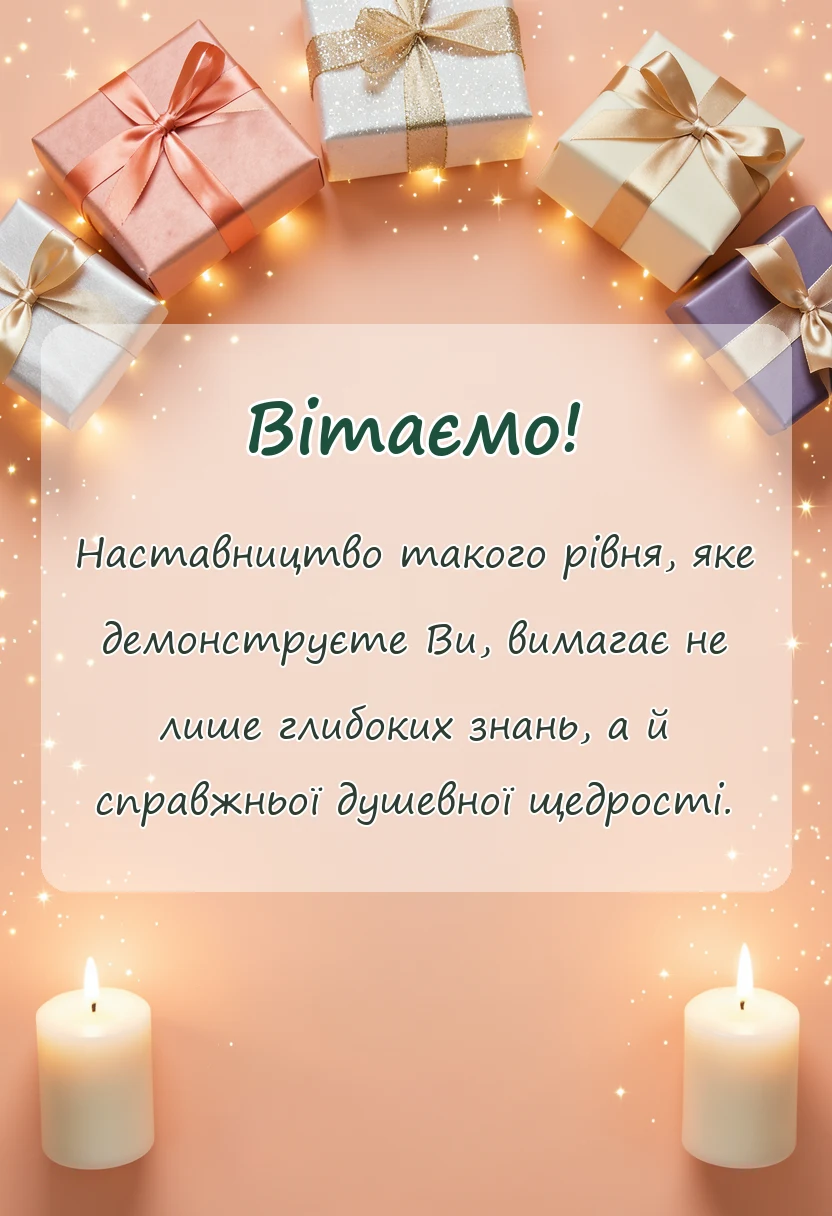 листівка з побажанням - подяка вчителю слова вдячності тексти