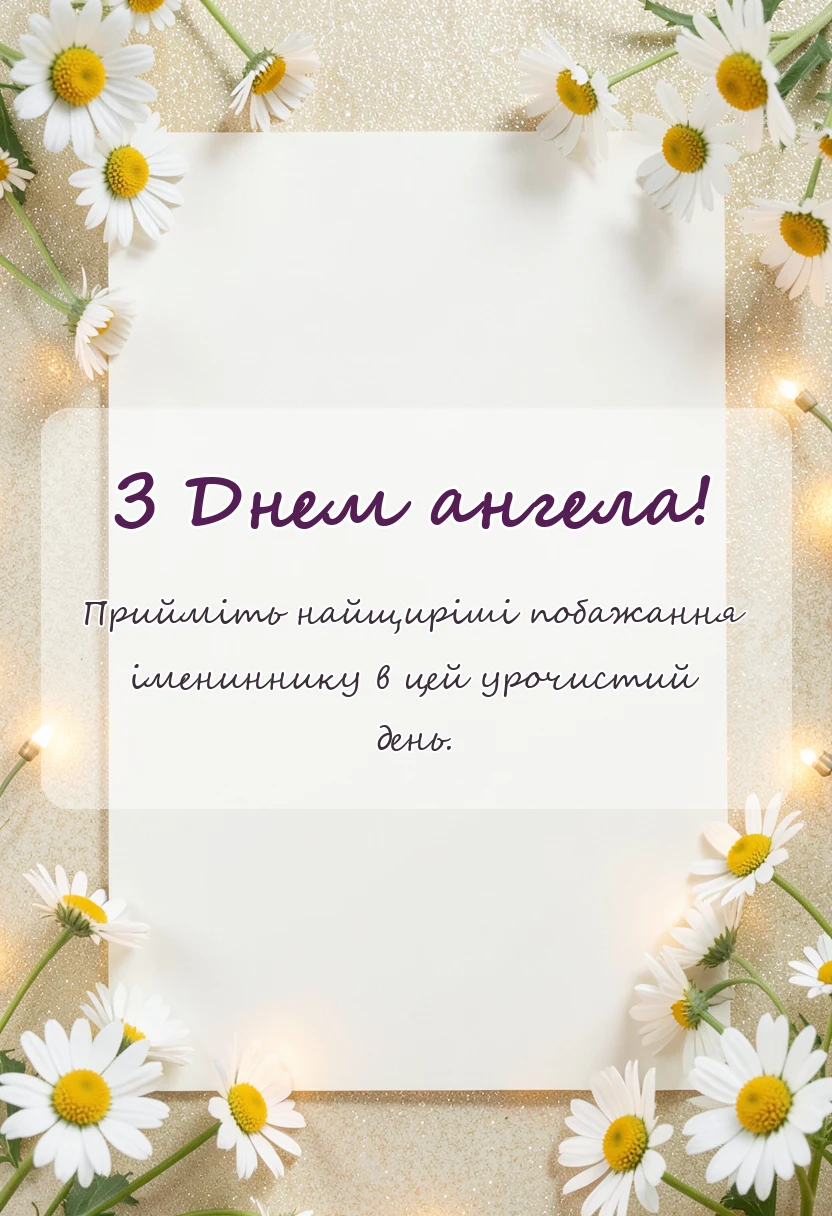 листівка з побажанням - привітання з днем дмитра