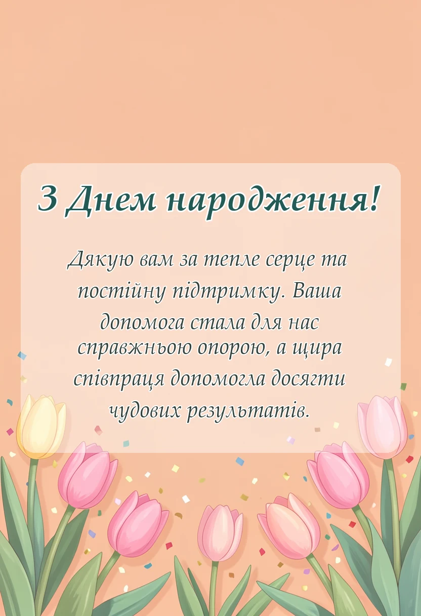 вітальна листівка - подяка батькам за співпрацю щирі слова та зразки