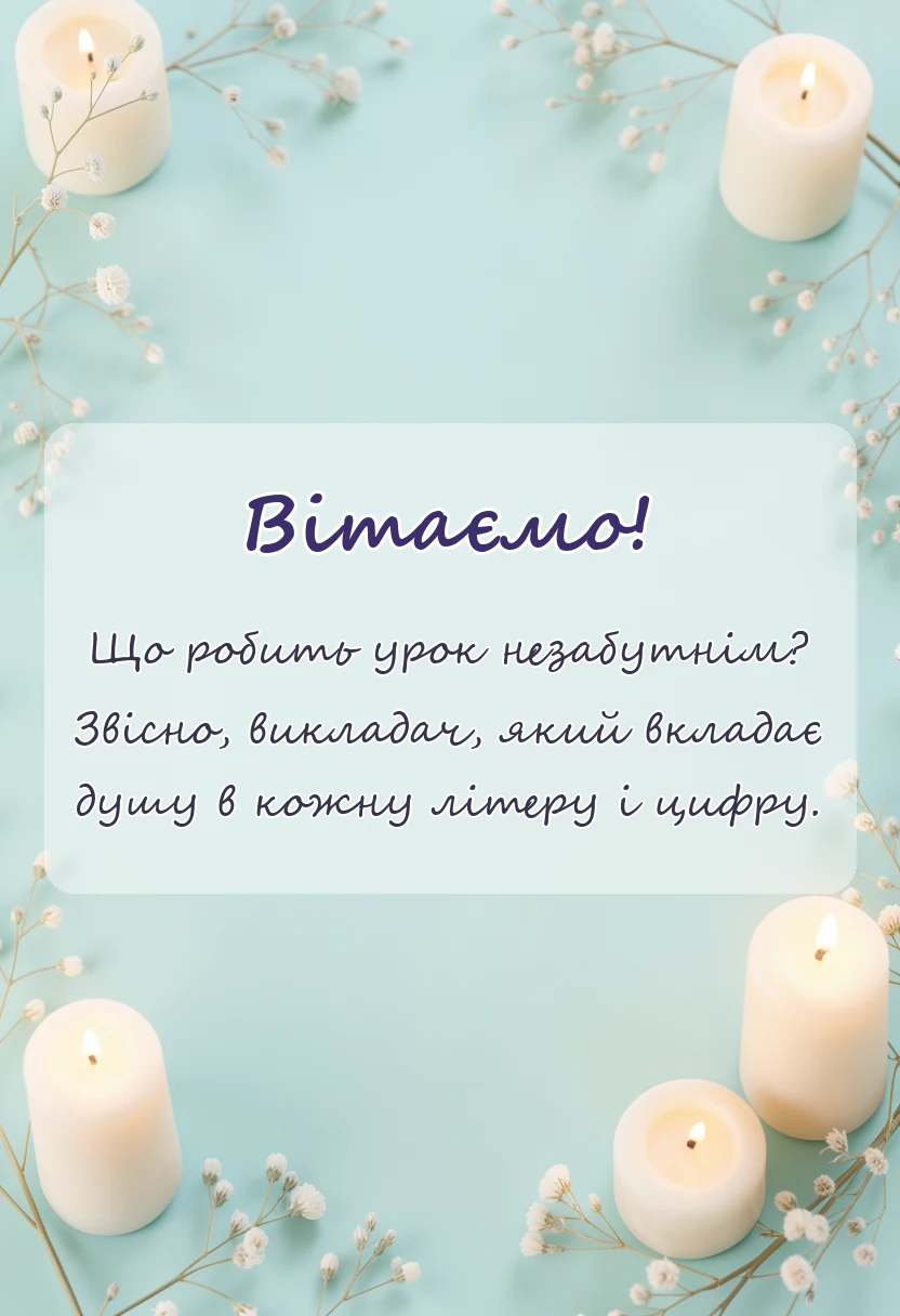 унікальна листівка - подяка вчителю слова вдячності тексти