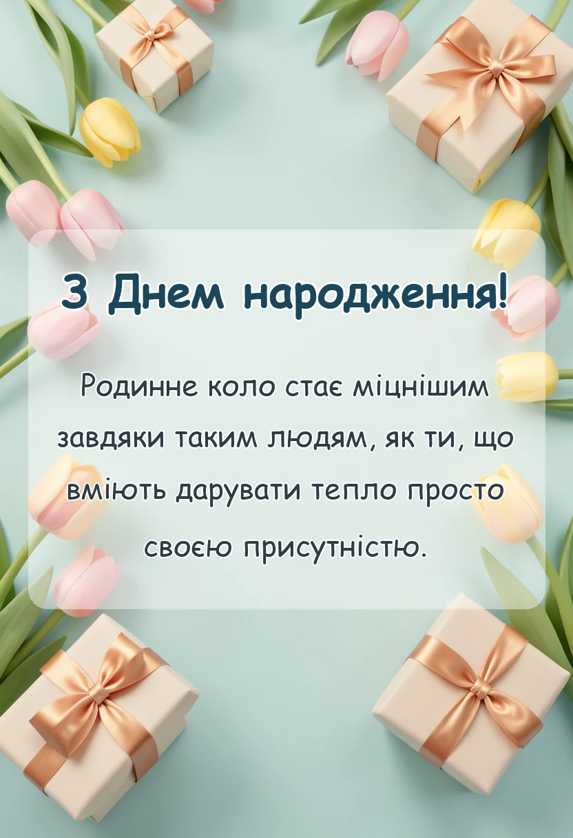 святкова картинка: привітання з днем народження двоюрідному брату