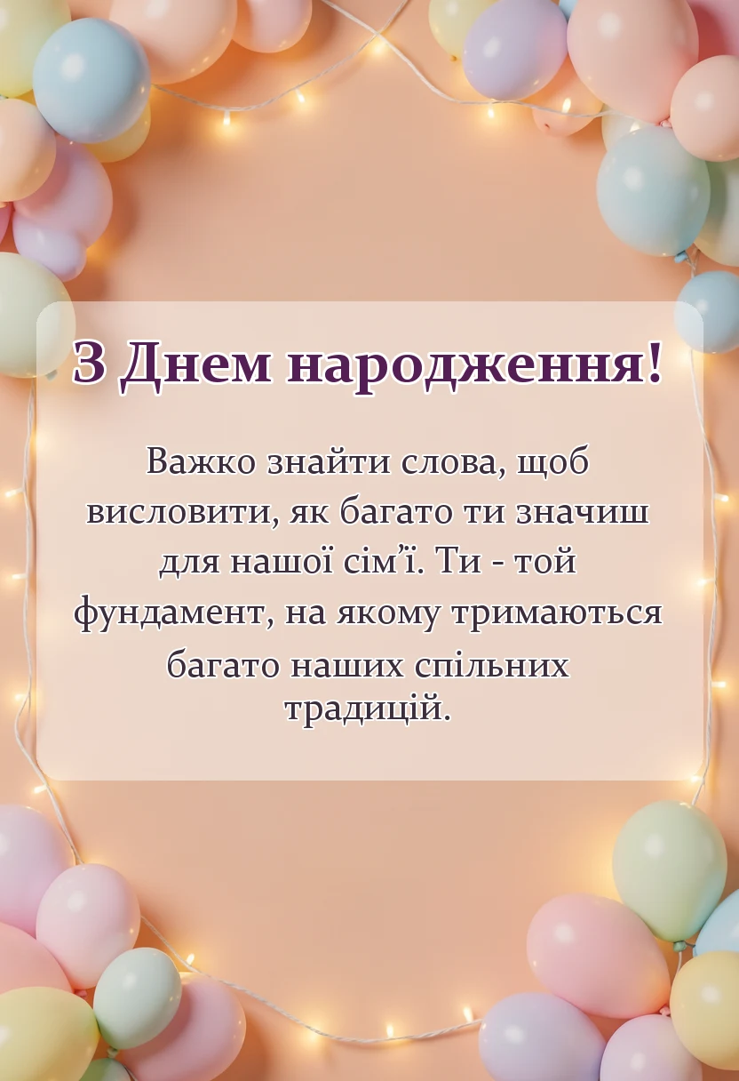 красива листівка: привітання з днем народження дядькові
