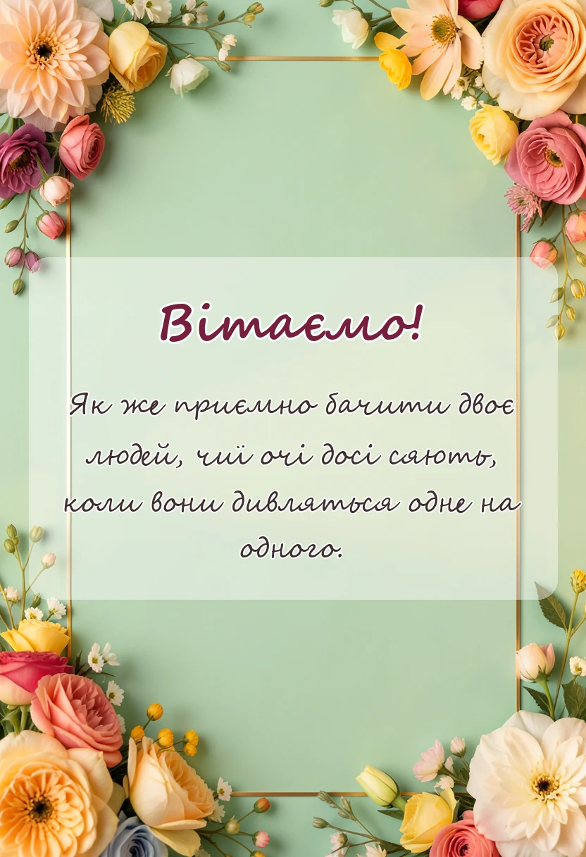 унікальна листівка - вітання з 45 річницею весілля проза