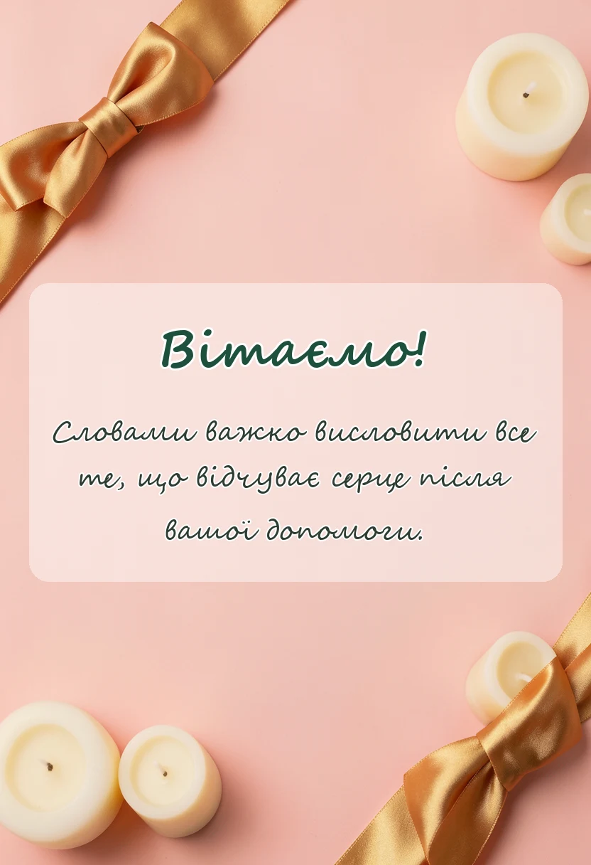 унікальна листівка - вірш подяка лікарям