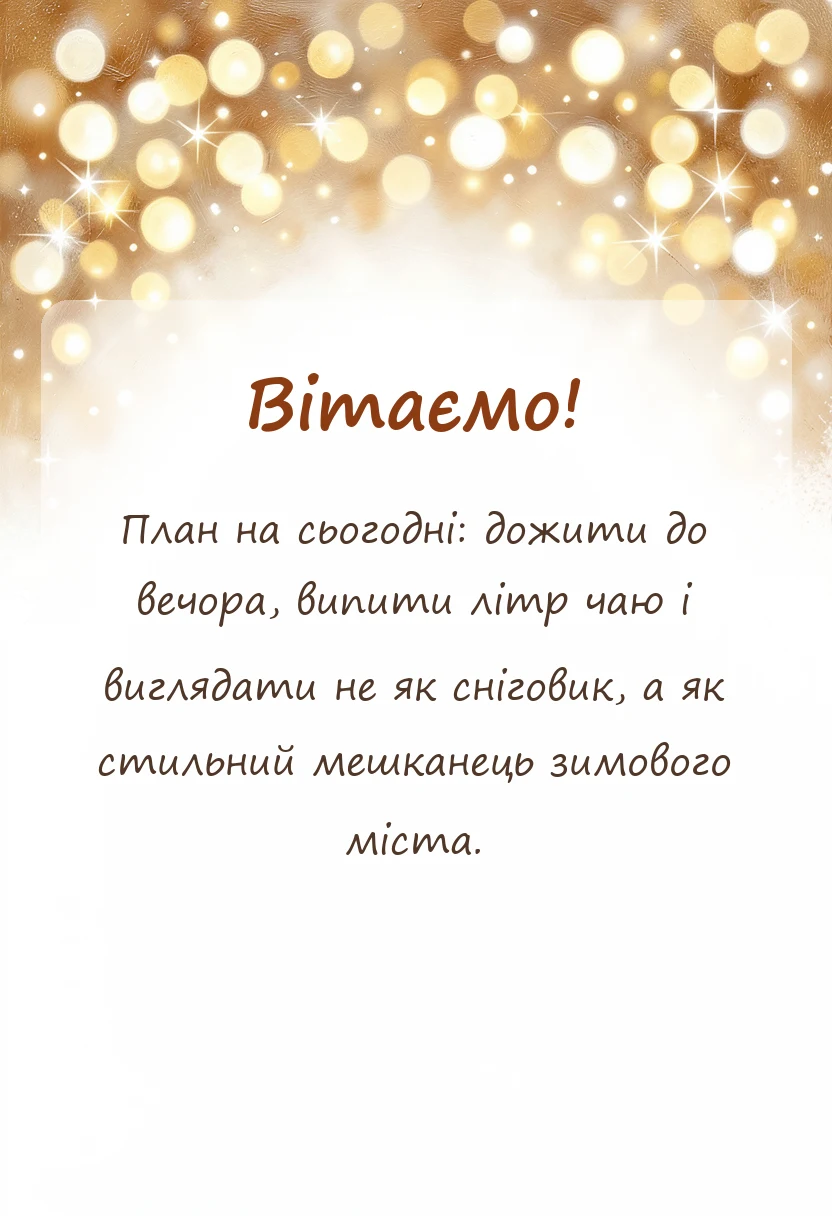 вітальна листівка - доброго зимового ранку картинки