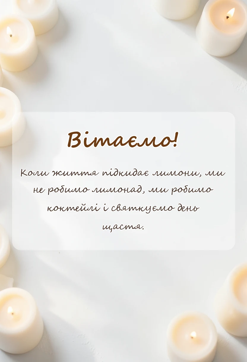 вітальна листівка - картинки з днем щастя