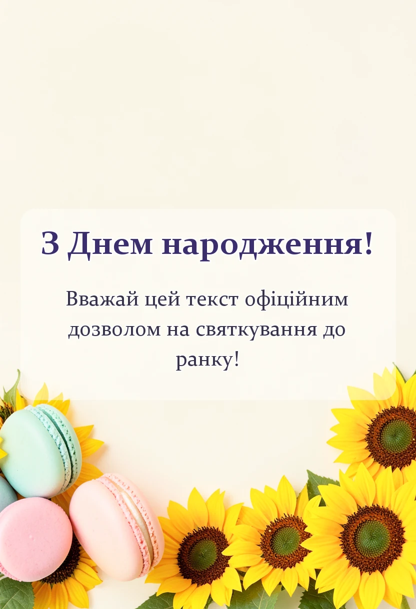 листівка з побажанням - привітання з днем народження аліні