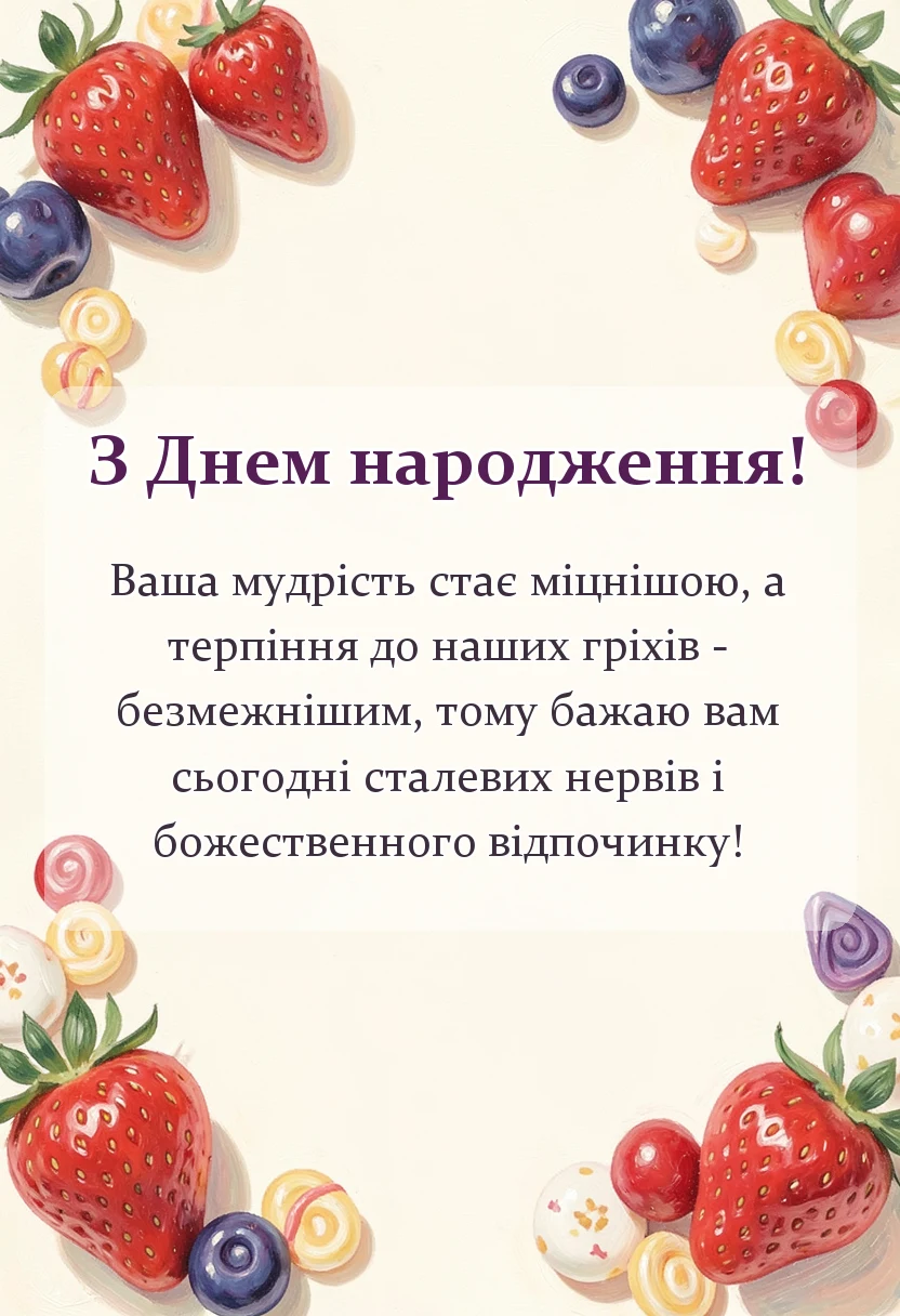 святкова картинка: привітання для священика