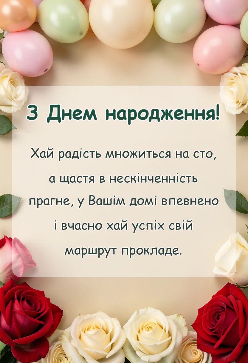 унікальна листівка - математичні привітання з днем народження для вчителя колеги