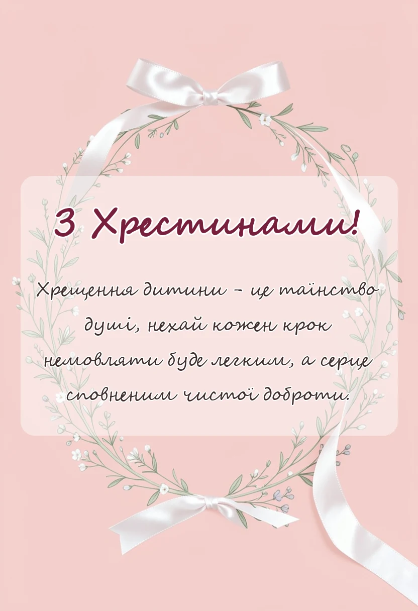 святкова картинка: картинки на хрестини