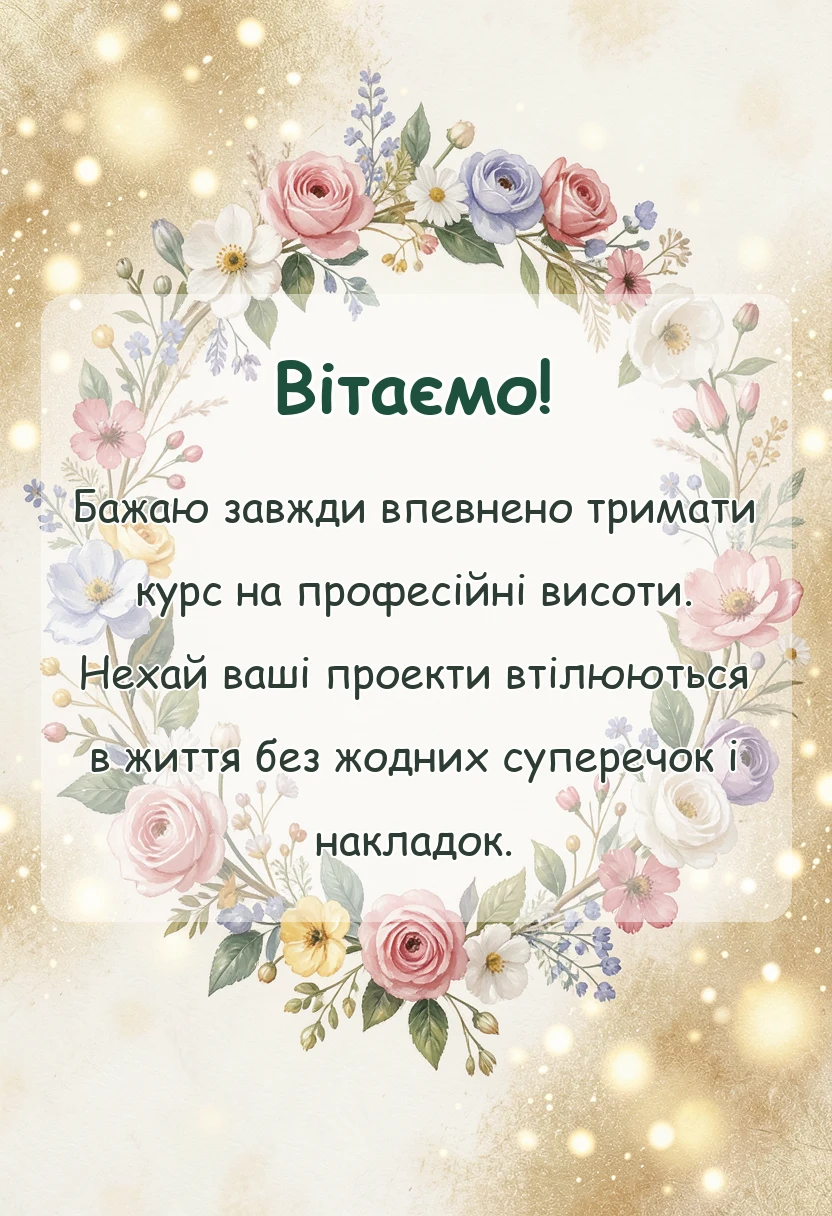 святкова картинка: привітання з днем землевпорядника